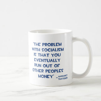 PROBLEMET MED DET SOCIALISMMARGARET THATCHER KAFFEMUGG