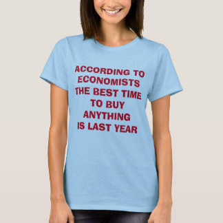 Problemet med ekonomer t-shirt