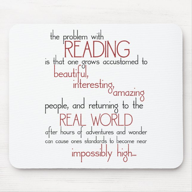 Problemet med läsning musmatta (Framsidan)