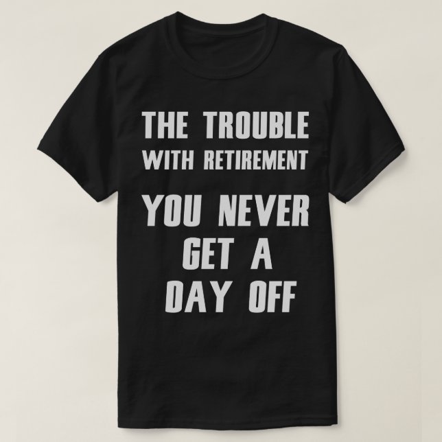 Problemet med Pension Funny Tee (Design framsida)
