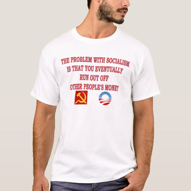 PROBLEMET MED SOCIALISM T SHIRT (Framsida)