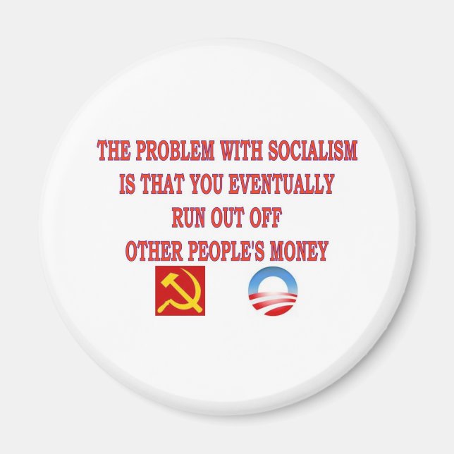 PROBLEMET MED SOCIALISMEN MAGNET (Framsidan)