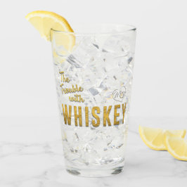 Problemet med whisky-dricksglas glaskopp