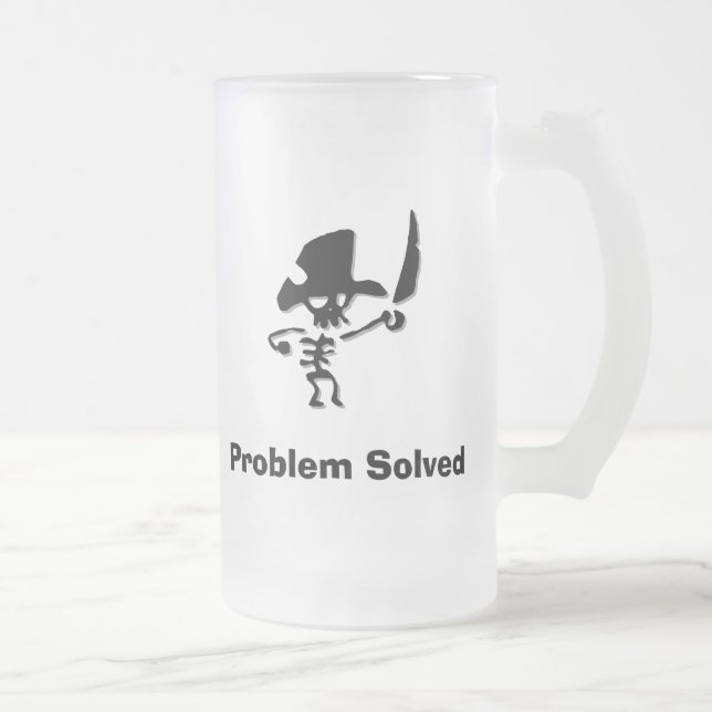 Problemet Pirat löstes Frostat Ölglas (Höger)