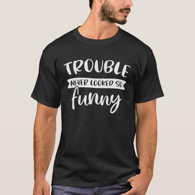 Problemet såg aldrig så roligt ut t shirt (Framsida)