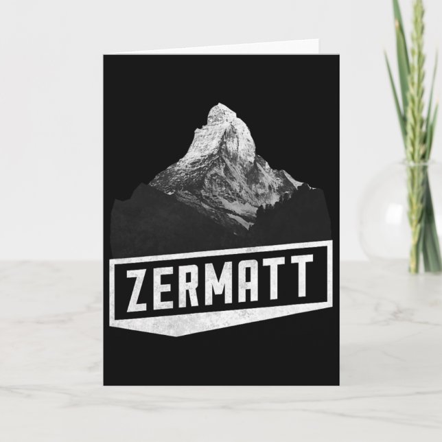 Problemhorn Zermatt Schweiz Skiing Helgdag Mou Kort (Framsida)