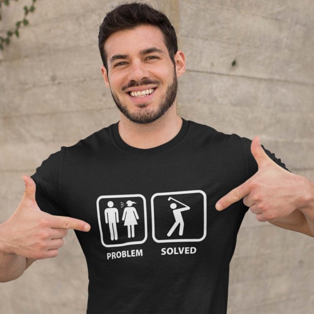 Problemlösad Golfing T-shirt (Skapare uppladdad)