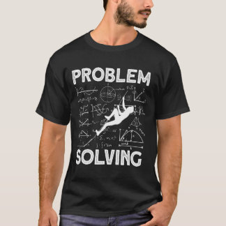 Problemlösande Klättrare Klättring Bouldering T Shirt