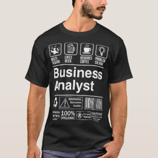 Problemlösare för Business Analyst Shopping-etiket T Shirt