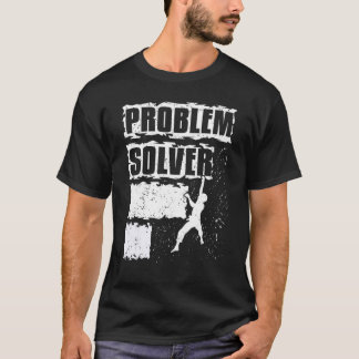 Problemlösare för klättring för bergsklättring t shirt