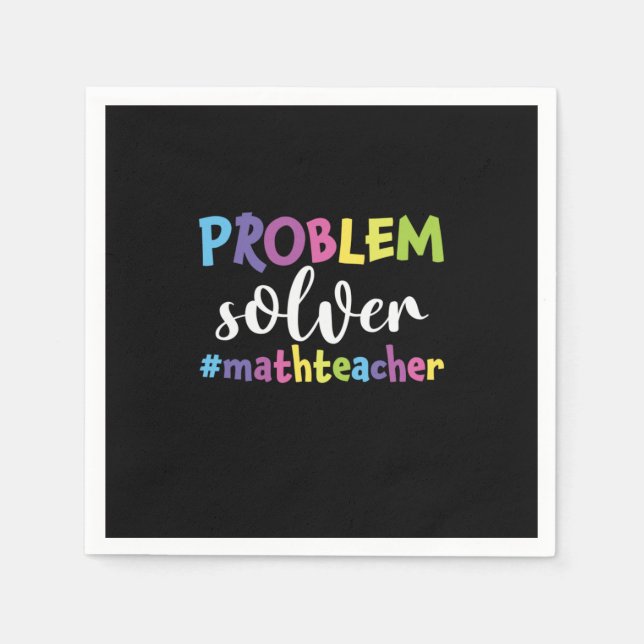 Problemlösare för matematiker pappersservett (Framsidan)