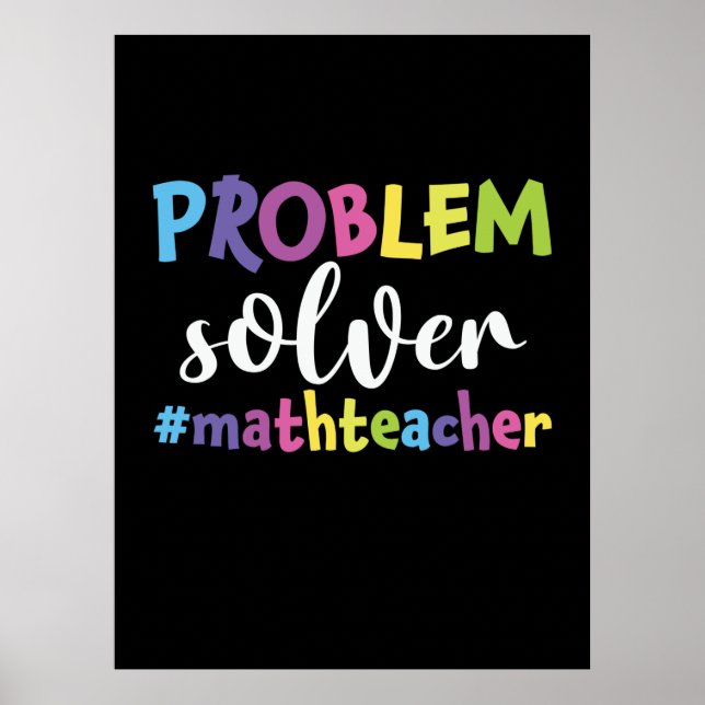 Problemlösare för matematiker poster (Framsidan)