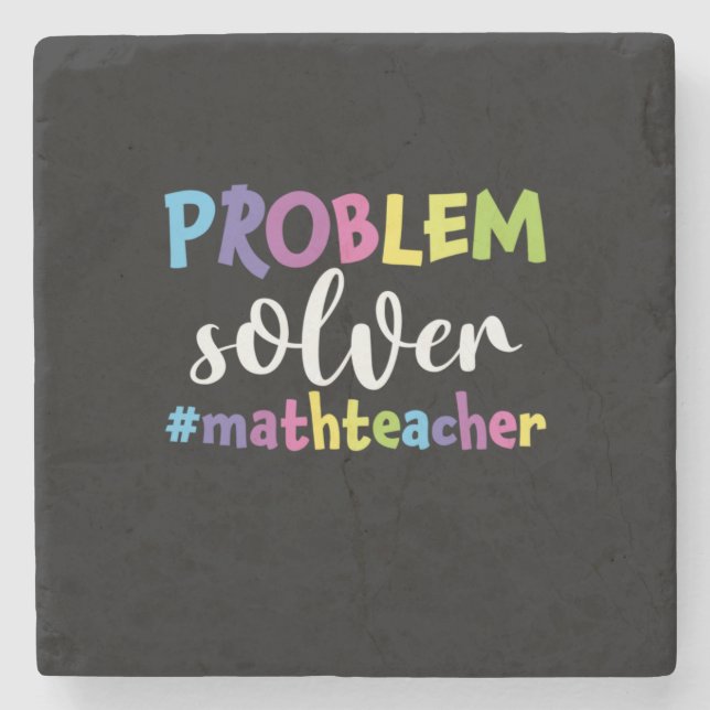 Problemlösare för matematiker stenunderlägg (Framsidan)