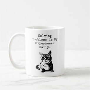 Problemlösare Superkraft Matematikentusiast Kaffemugg
