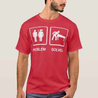 Problemlösaren Bassäng Billiards Player Gift T Shirt