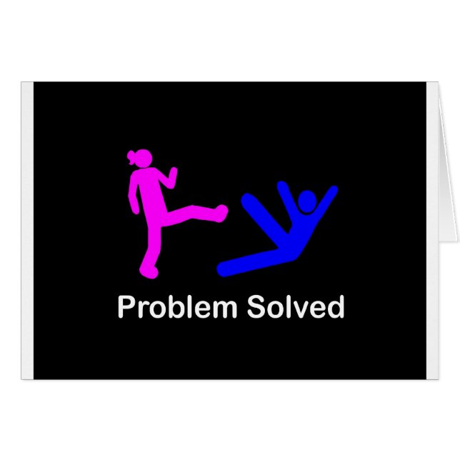 ProblemSolved Hälsningskort (Framsidan Horizontal)