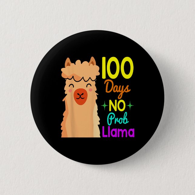 Probllama 100 dagars skolmatning 100 dagars dagar  knapp (Framsida)