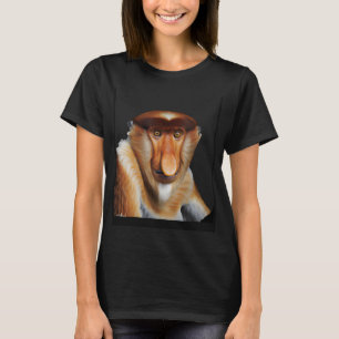 Proboscis Monkey Adsible Long Nged Primat T Shirt
