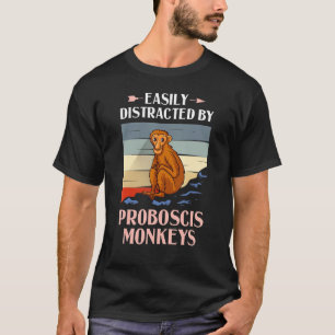 Proboscis Monkey Funny Long Nged Monkey T Shirt