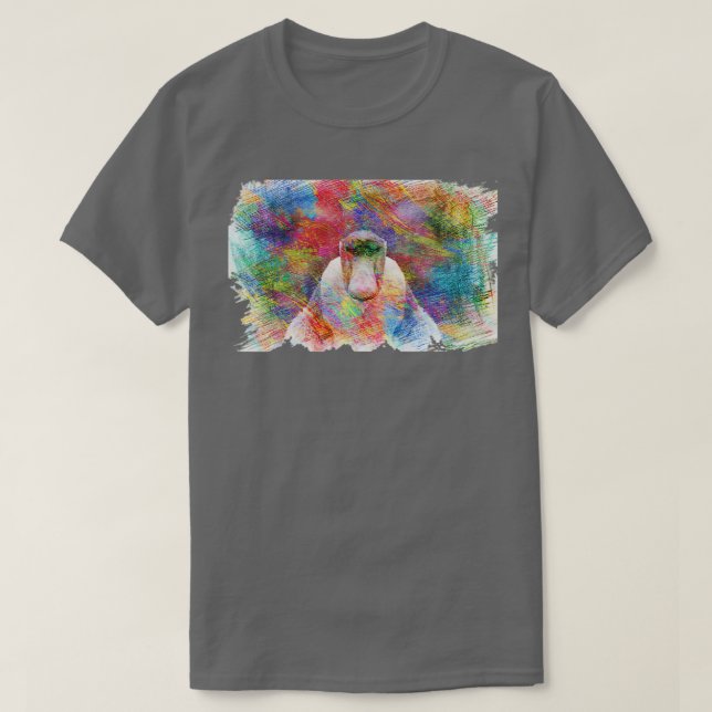 Proboscis Monkey T Shirt (Design framsida)