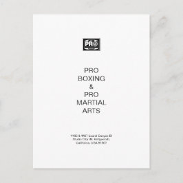 #PROBOXING & #PROMARTIALARTS HELG VYKORT