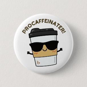 Procaffeinator Funny Caffeine Coffee Pun Knapp
