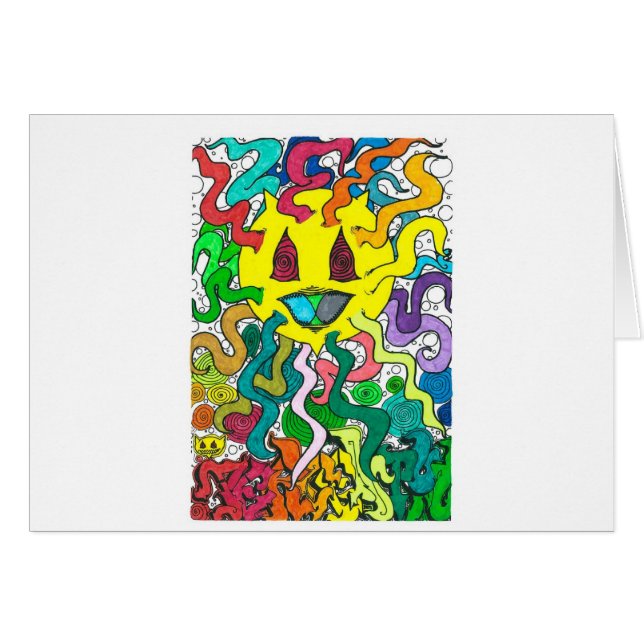 Proccentum Sol - Percentum-design Hälsningskort (Framsidan Horizontal)