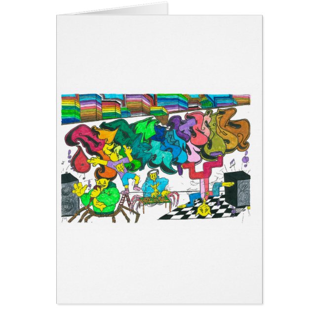 ProccentumHipHop Hälsningskort (Framsidan)