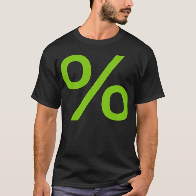 Procent - Martiansk Grönt T-shirt (Framsida)