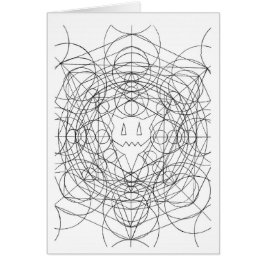 procentuell cirkelcirkel hälsningskort