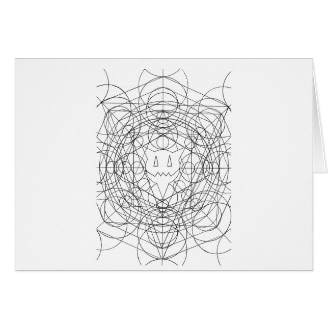 procentuell cirkelcirkel hälsningskort (Framsidan Horizontal)