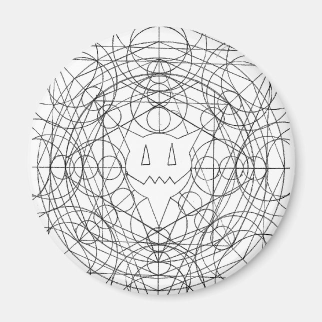 procentuell cirkelcirkel magnet (Framsidan)