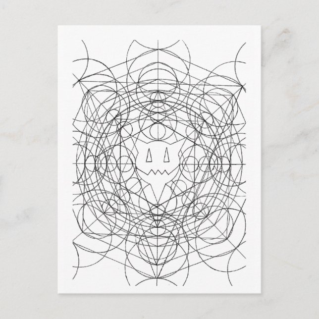 procentuell cirkelcirkel vykort (Framsida)