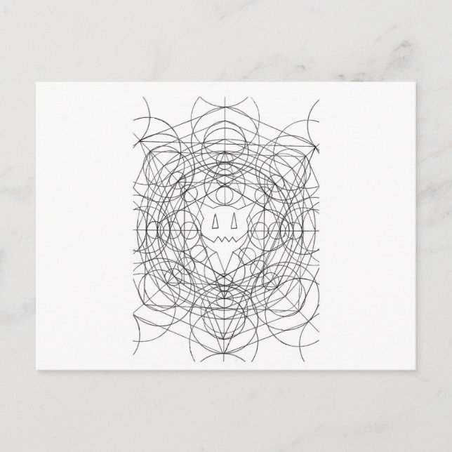 procentuell cirkelcirkel vykort (Framsida)