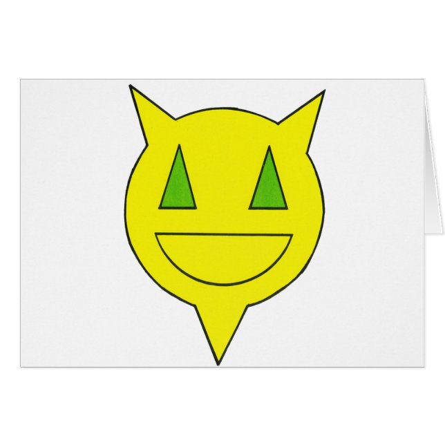 Procentuell huvud hälsningskort (Framsidan Horizontal)