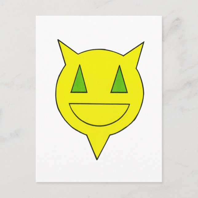 Procentuell huvud vykort (Framsida)