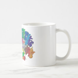 Procentuell skattning kaffemugg