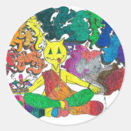 Procentuell skattning runt klistermärke