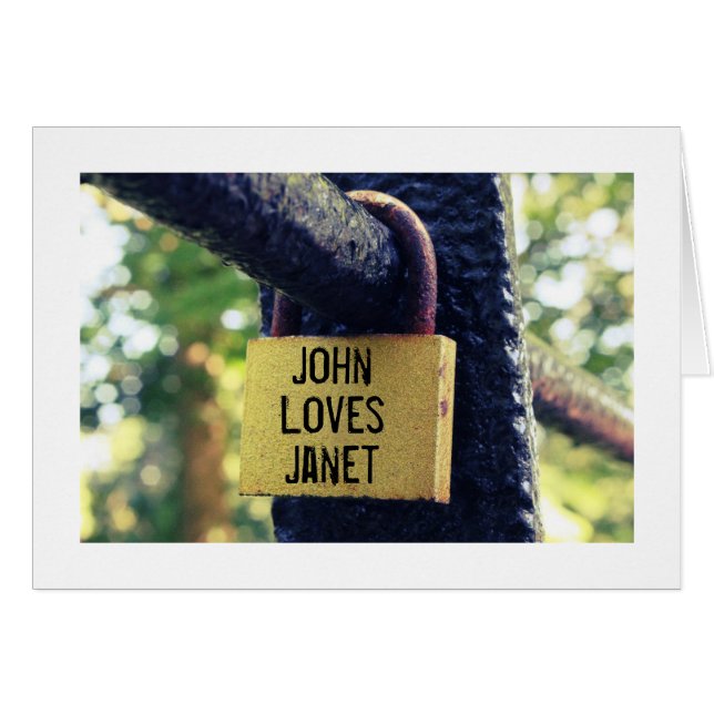 Processaa effekt över Kor (vid gränsen) Hälsningskort (Framsidan Horizontal)