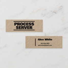 Processaa Service Kraft Mini Visitkort