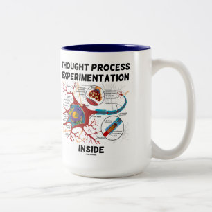 Processaa tankeexperiment (Neuron) Två-Tonad Mugg