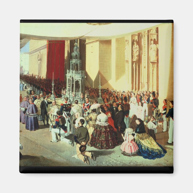 Processen Corpus Christi i Sevilla Magnet (Framsidan)