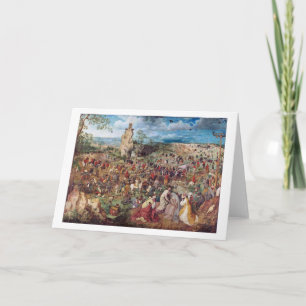 Processen till Calvariation, Pieter Bruegel Kort
