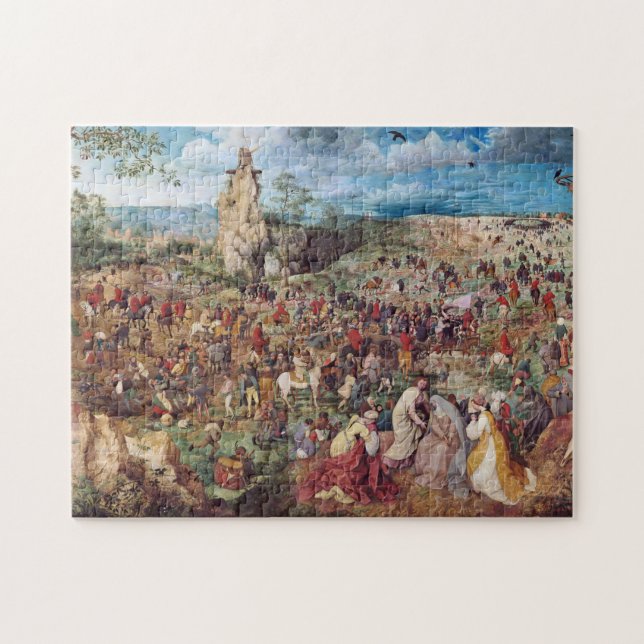 Processen till Calvariation, Pieter Bruegel Pussel (Horisontell)