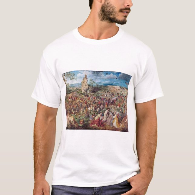 Processen till Calvariation, Pieter Bruegel T Shirt (Framsida)
