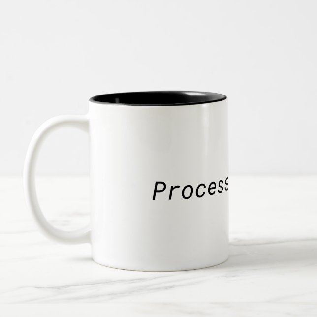 Processing Focus Minimalist Two-Tone Mug Två-Tonad Mugg (Vänster)