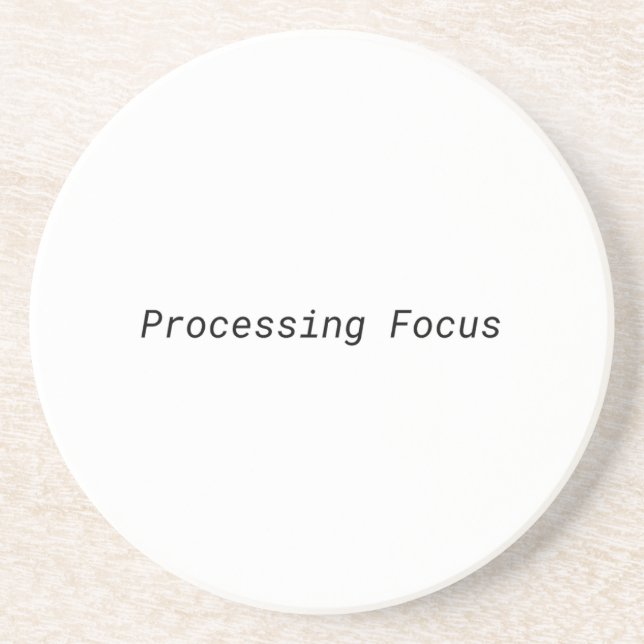 Processing Focus Minimalist Underlägg (Framsidan)