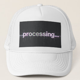 Processing Glitch Tech Cap Keps