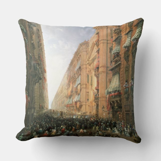 Procession av Corpus Christi in via Dora Grossa, T Kudde (Framsida)