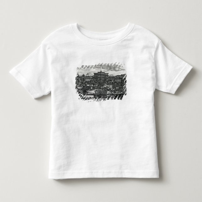 Procession från Macao, en illustration T-shirt (Framsida)